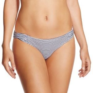 Xhilaration Bikini Swim Bottoms Blue White Striped M